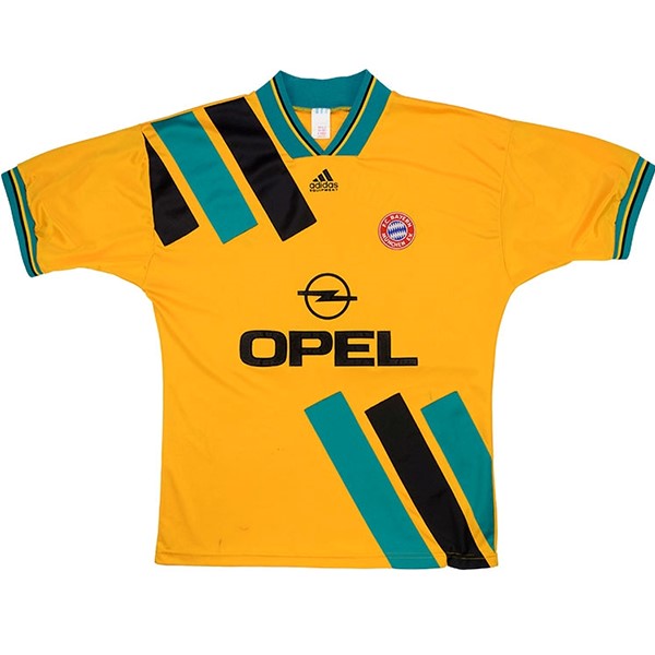 Camiseta Bayern Munich Replica Segunda Ropa Retro 1993 1995 Amarillo